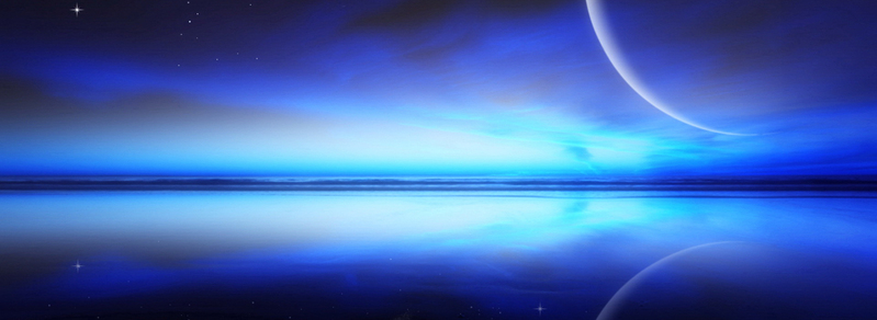 星空科幻风Banner设计，商务科技JPG/PSD素材高清下载
