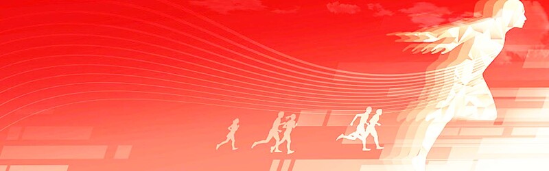 红色奔跑运动风高清JPG Banner，商务科技设计素材下载