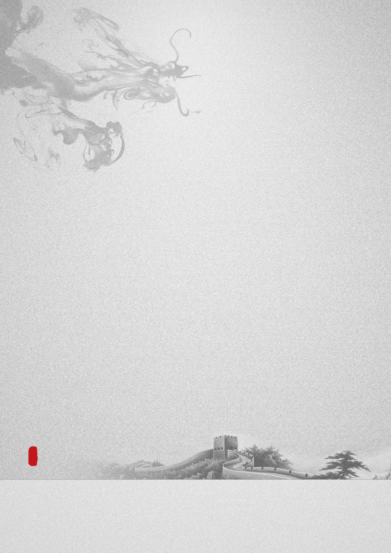 大气学术风商务科技PSD设计素材，浅色水墨背景高清JPG图片下载