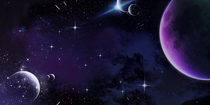 宇宙星球背景图，高清JPG与商务科技PSD设计素材下载