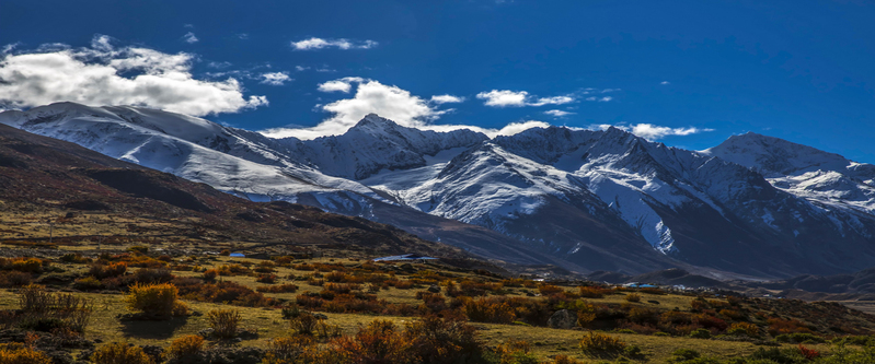 西藏来古冰川绝美风景，高清JPG旅游海报背景图，商务/科技设计素材免费下载