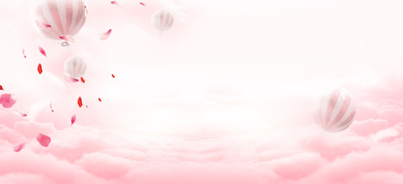 三八妇女节粉色浪漫梦幻Banner设计素材，高清JPG&PSD商务/科技版下载
