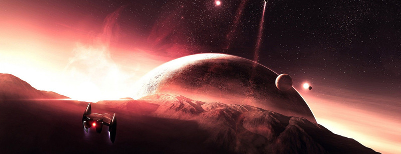 科幻星球大气设计，高清JPG与PSD格式素材，一键下载打造科技范儿