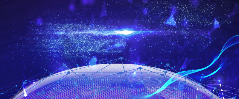 科技风粒子星球网格JPG图片，高清商务PSD设计素材下载