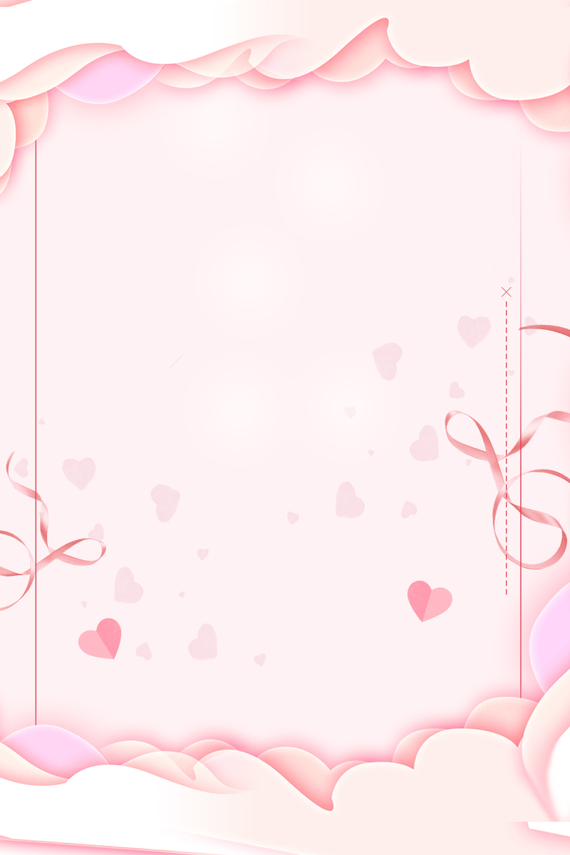 白色情人节粉色浪漫PSD分层Banner，清新文艺JPG图片，免费下载设计素材