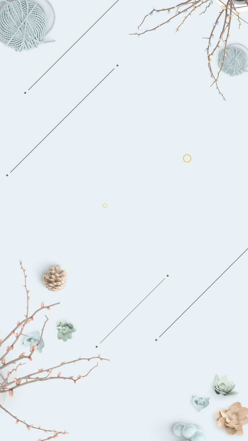 简约文艺树枝背景，PSD分层&JPG高清素材，清新文艺设计资源免费下载