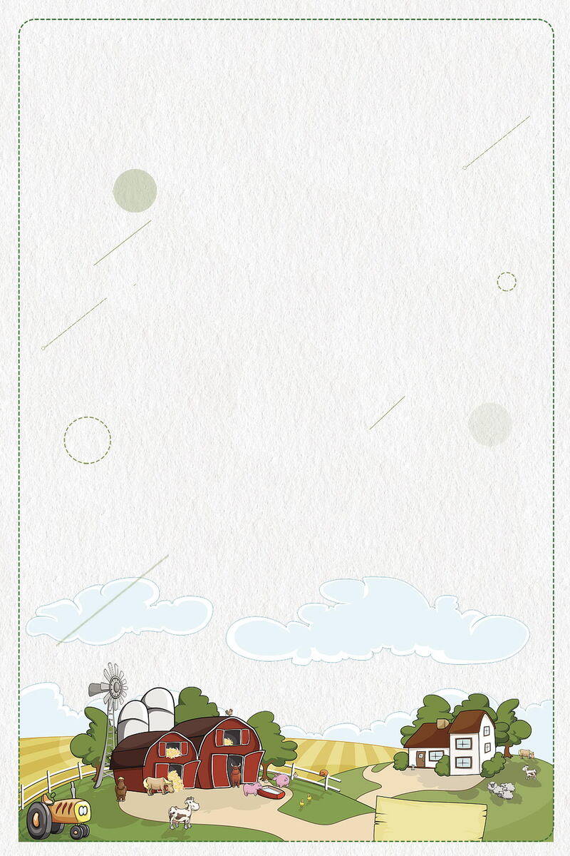 天然绿色生态农场美景，高清JPG与文艺清新PSD设计素材下载