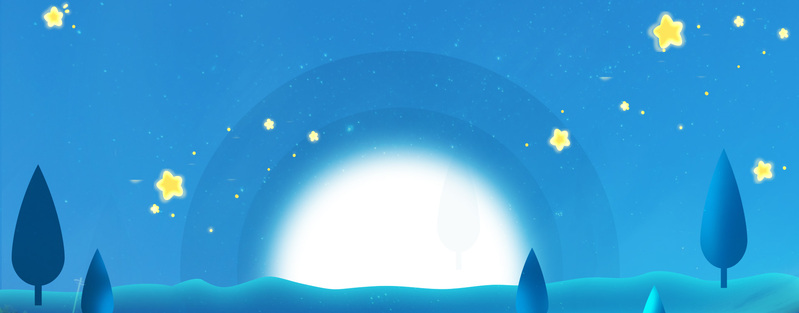 简约蓝调电商Banner，高清JPG&文艺PSD素材免费下载