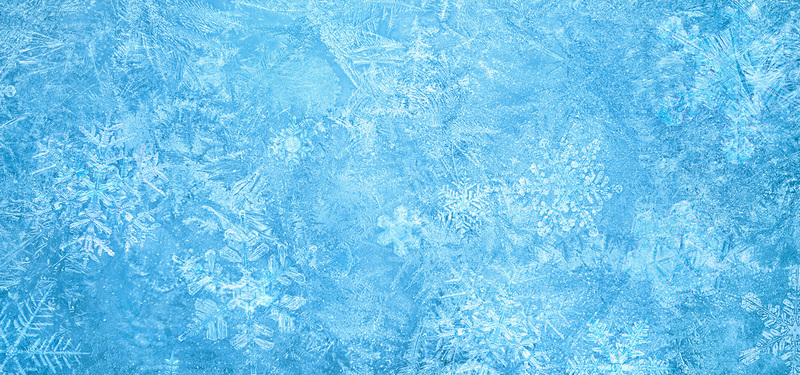 蓝色梦幻雪花背景，小清新JPG图片，文艺清新设计素材下载