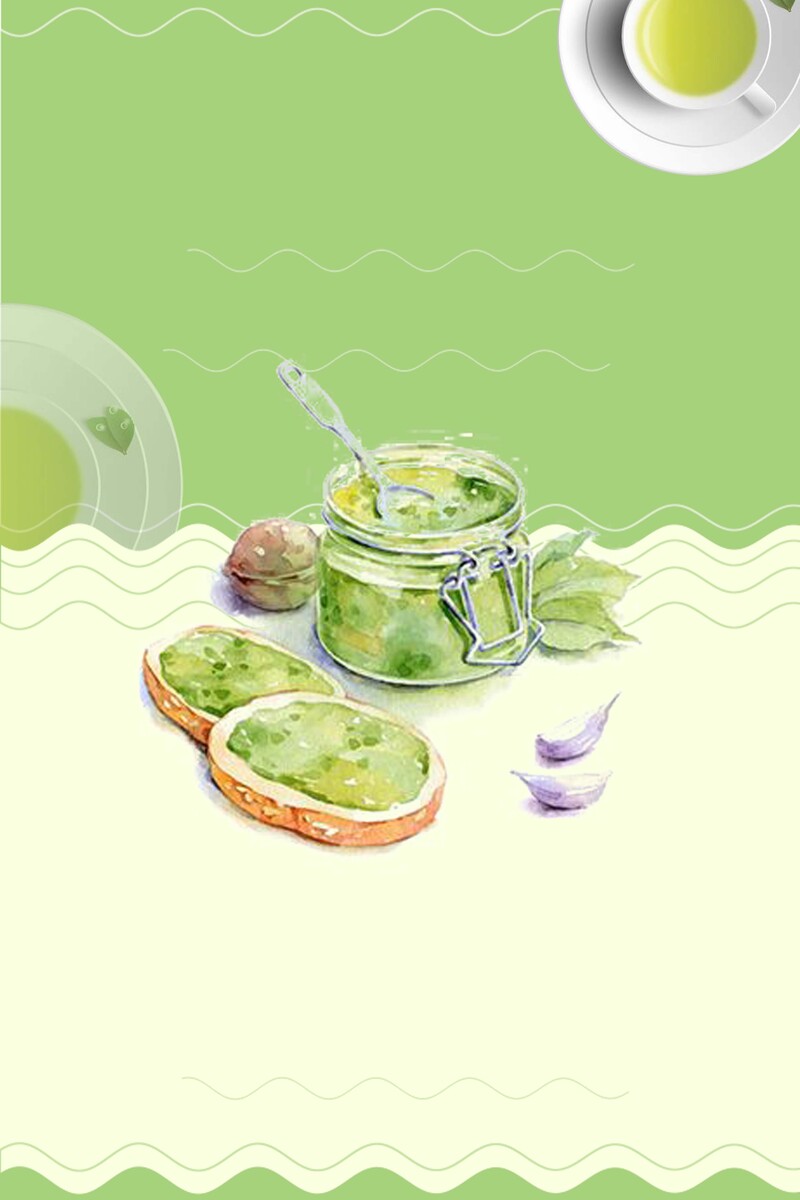 夏日抹茶甜品，清新饼干蛋糕海报，高清JPG/PSD设计素材下载