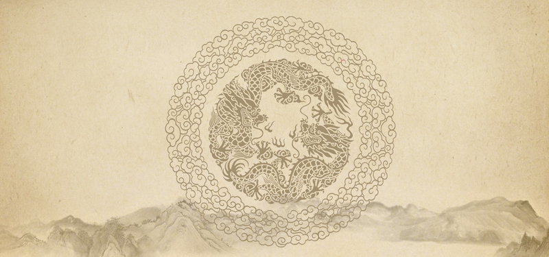 古风水墨画背景海报，高清JPG+PSD，文艺清新，免费下载