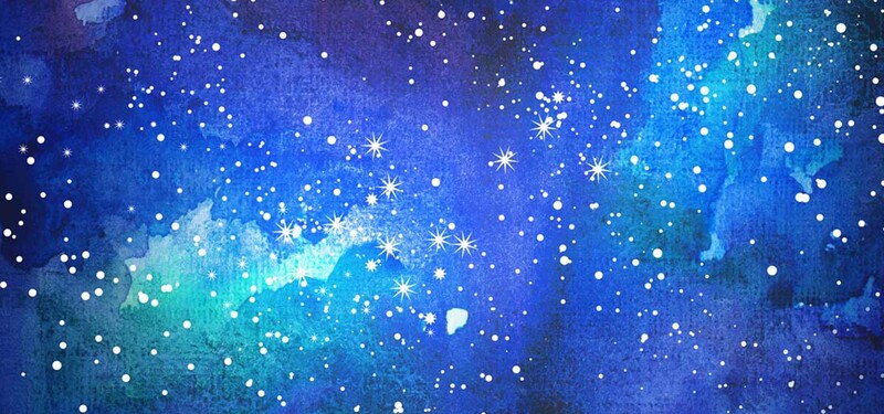 炫彩油墨水彩星空背景图，文艺清新JPG素材下载