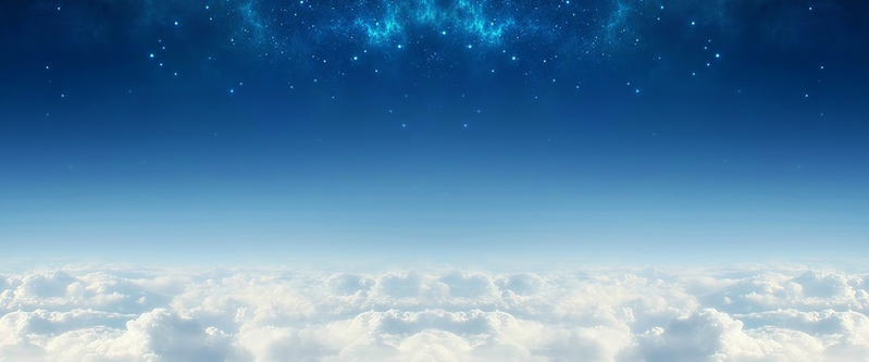 渐变星空蓝背景高清JPG，文艺清新设计素材下载