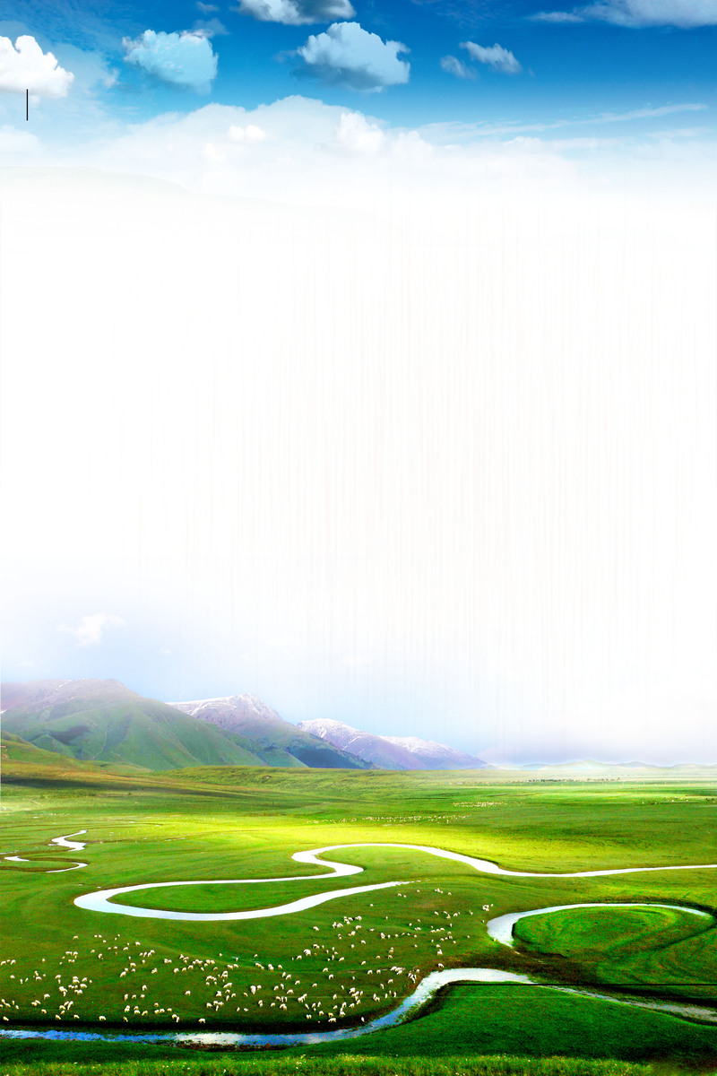 内蒙古草原旅游美景，文艺清新JPG/PSD设计素材，高清下载