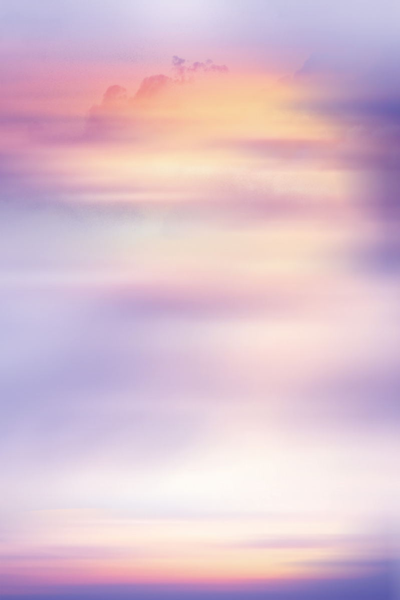 黄紫暖调天空背景图，文艺清新JPG高清素材，免费下载