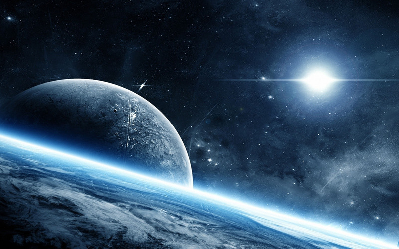 宇宙星球背景图，地球高清JPG，文艺清新设计素材免费下载