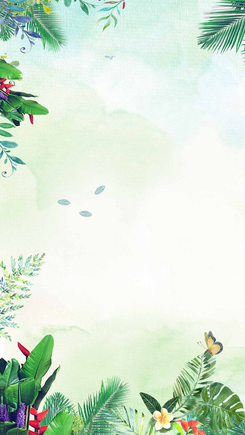 初夏夏装小清新PSD分层背景，文艺清新JPG图片素材，H5设计高清下载