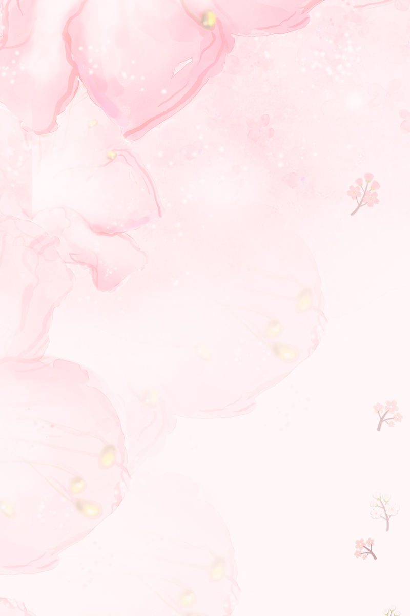 粉色梦幻花朵背景图，高清JPG+清新PSD设计素材下载