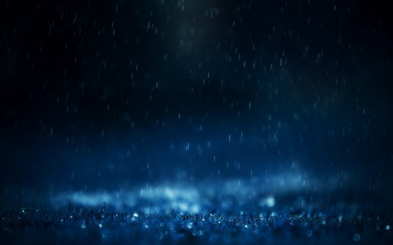 朦胧雨滴高清JPG，文艺清新图片素材，免费下载