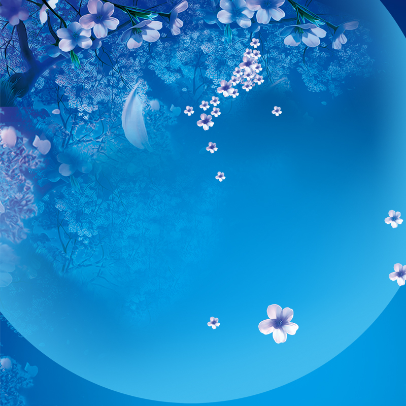 唯美蓝色星空背景图，高清JPG+清新PSD设计素材，大气文艺风