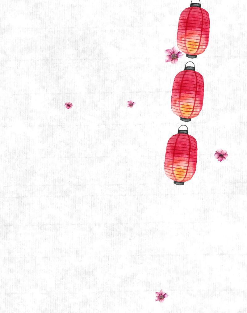 古风手绘灯笼节日背景素材，矢量高清JPG+AI格式，文艺清新风格，免费下载