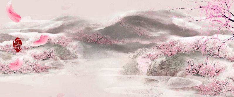 三生三世十里桃花，唯美海报素材，浪漫JPG/清新PSD任选下载