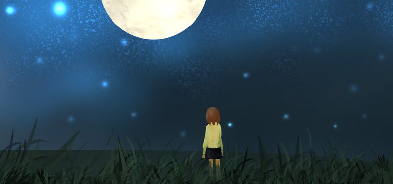 孤独星球插画Banner，文艺清新JPG/PSD格式，高清设计素材下载