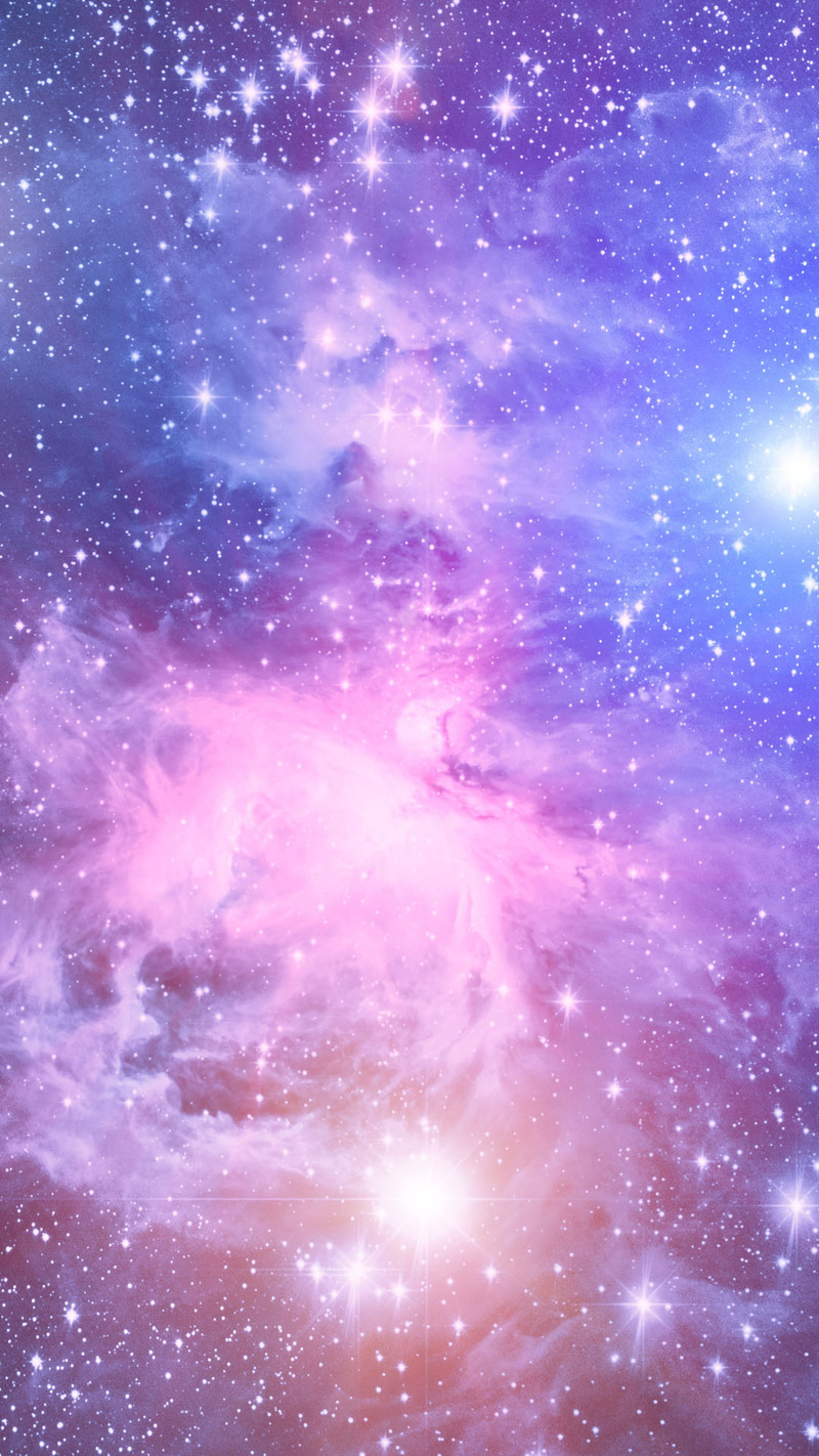紫色梦幻星空H5背景，文艺清新JPG素材，高清下载
