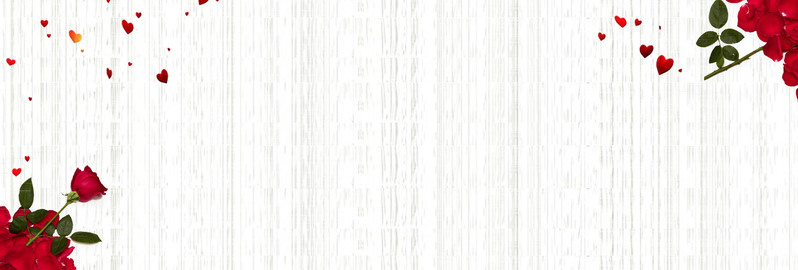 七夕情人节唯美简约白底banner设计素材，文艺清新JPG/PSD格式高清下载