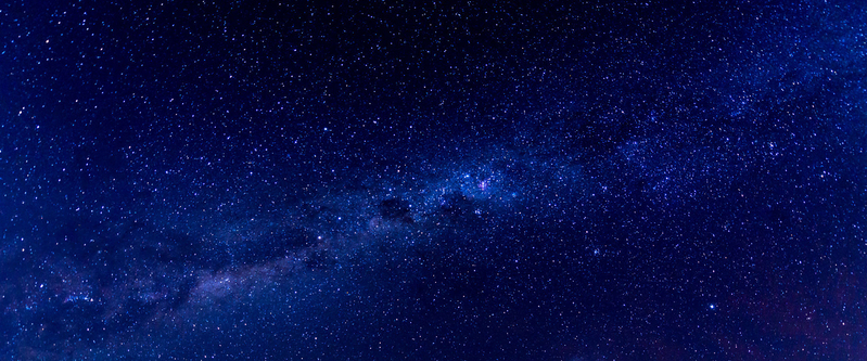 蓝色梦幻星空背景图片，高清光点璀璨，文艺清新设计素材下载