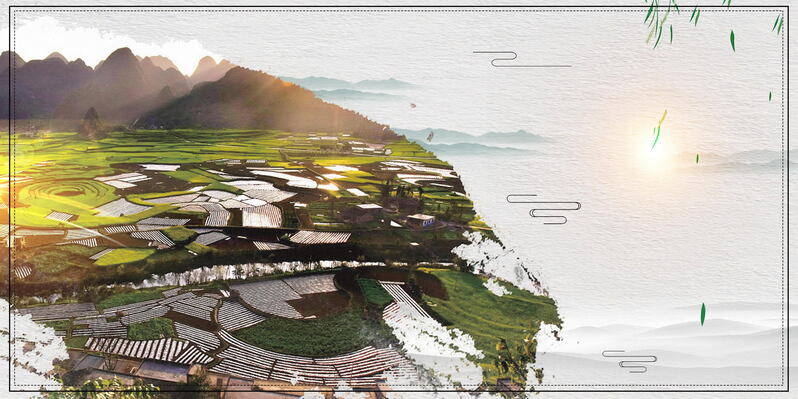 乡村旅游清新唯美JPG/PSD设计素材，高清文艺图片免费下载