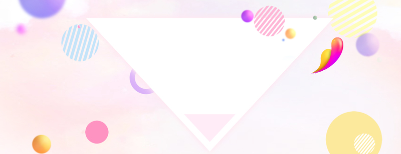 夏日新品发布，几何风清新Banner，高清JPG与文艺PSD设计素材下载
