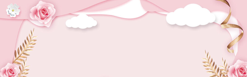 美妆浪漫Banner设计素材，高清JPG背景图与文艺清新PSD格式下载