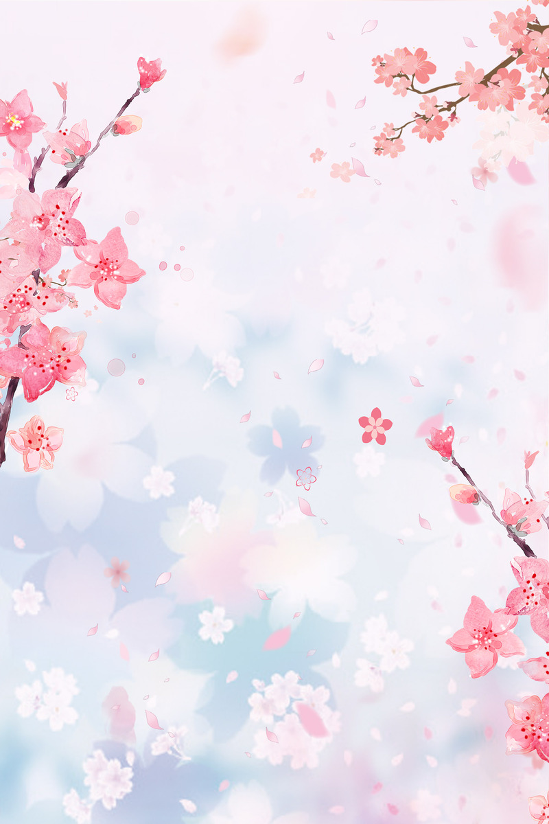 唯美樱花季，春季旅游必备JPG与PSD设计素材下载