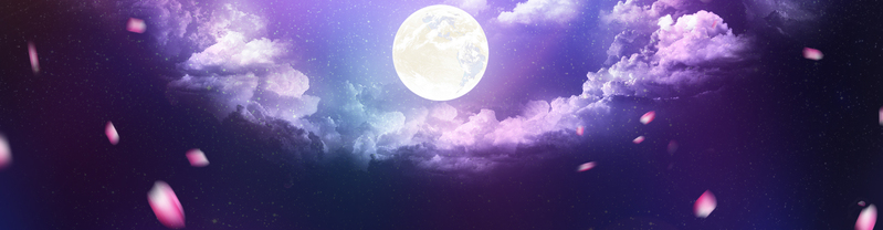 七夕浪漫banner，高清JPG图片素材，文艺清新设计风，免费下载