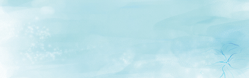 清新蓝色水彩风纹理banner，高清JPG文艺设计素材下载