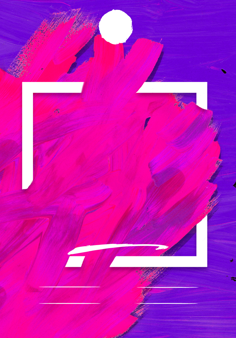 梦幻紫色方框背景，文艺清新设计素材，高清JPG/PSD下载