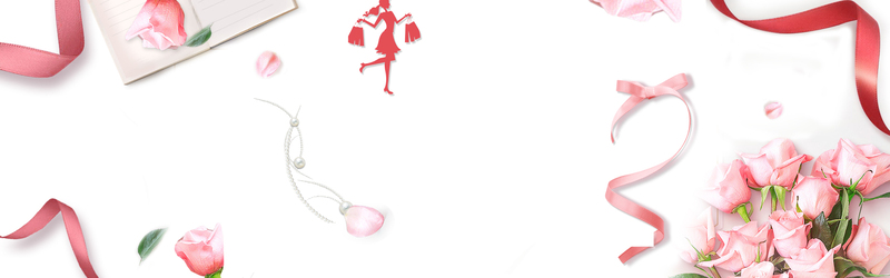 38女王节美妆Banner，文艺清新JPG/PSD素材，高清下载