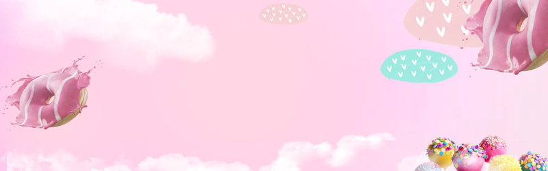 电商甜美糖果风女装Banner，文艺清新JPG/PSD设计素材下载