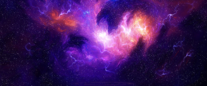 彩色星空背景JPG，高清文艺清新设计素材，免费下载