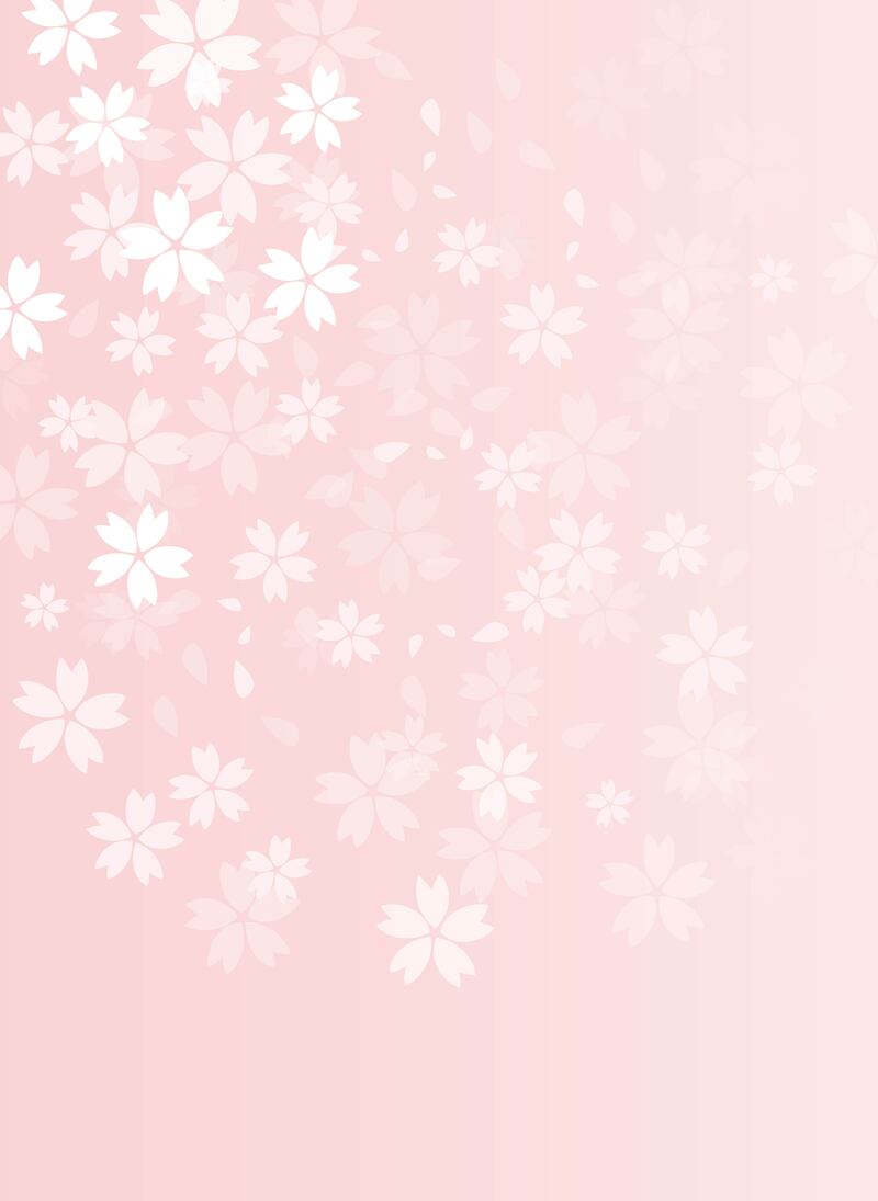 矢量粉红樱花瓣背景图，高清JPG，文艺清新，AI格式素材下载