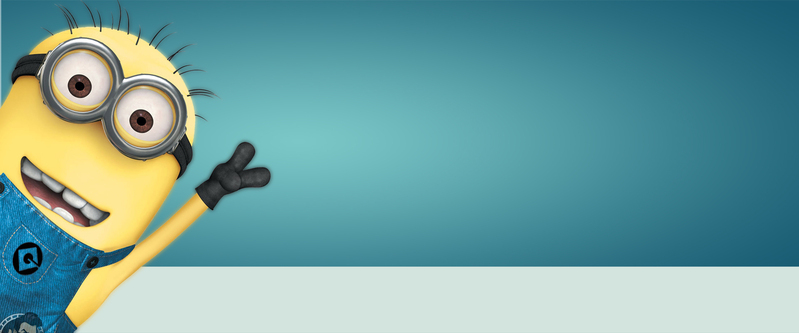 小黄人儿卡通手绘JPG/PSD图片素材，高清Banner背景设计下载