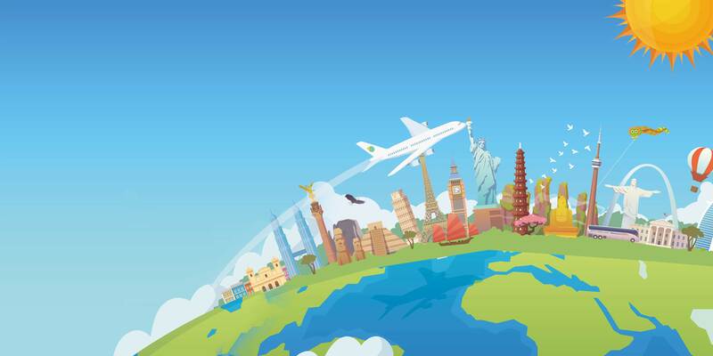 旅游度假旅行高清图片下载，卡通手绘JPG/PSD设计素材精选