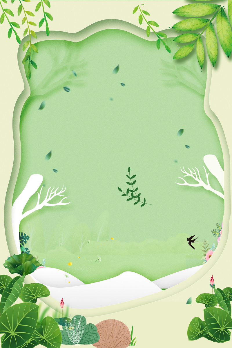 植树节卡通PSD分层Banner，高清JPG+手绘设计素材下载
