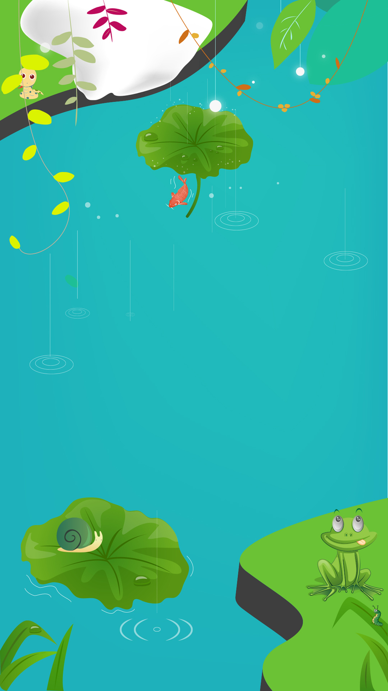 惊蛰节海报插画，高清JPG/AI格式，卡通手绘设计素材下载