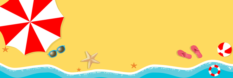 夏日新品，清新卡通扁平风banner，高清JPG/手绘PSD设计素材下载