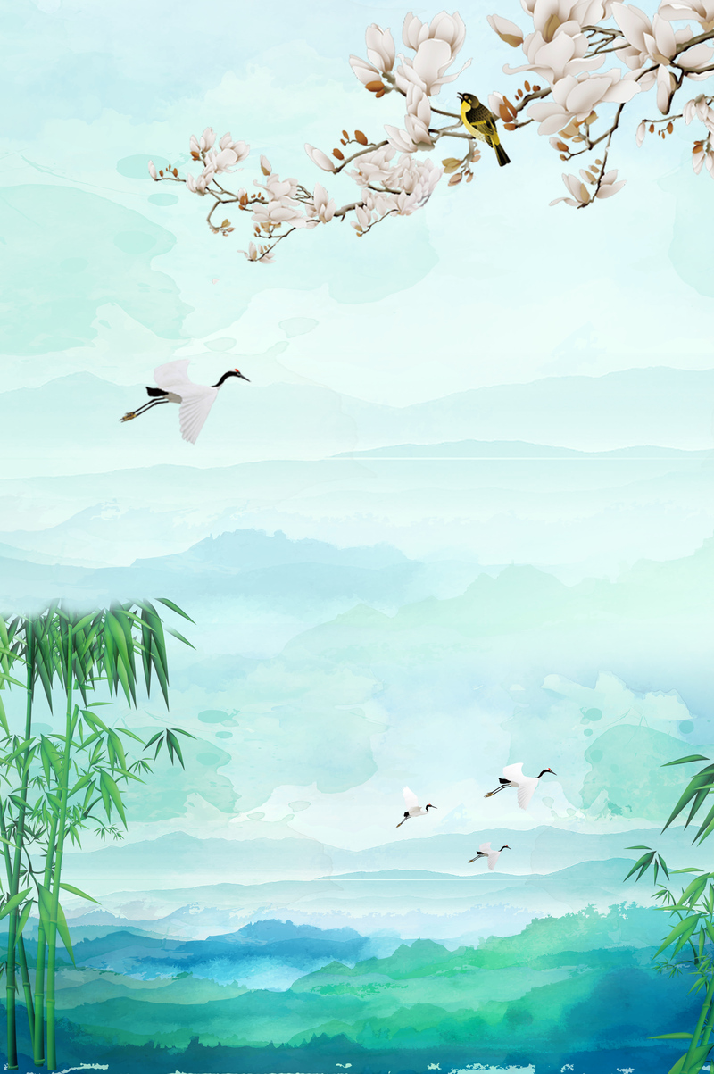 清明节背景图，高清JPG、卡通手绘PSD素材下载