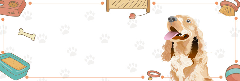 淘宝天猫宠物电商，狗猫粮卡通海报素材，高清JPG/PSD格式下载
