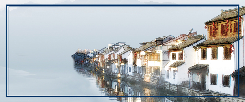 旅游手绘灰色Banner设计素材，高清JPG与PSD格式免费下载