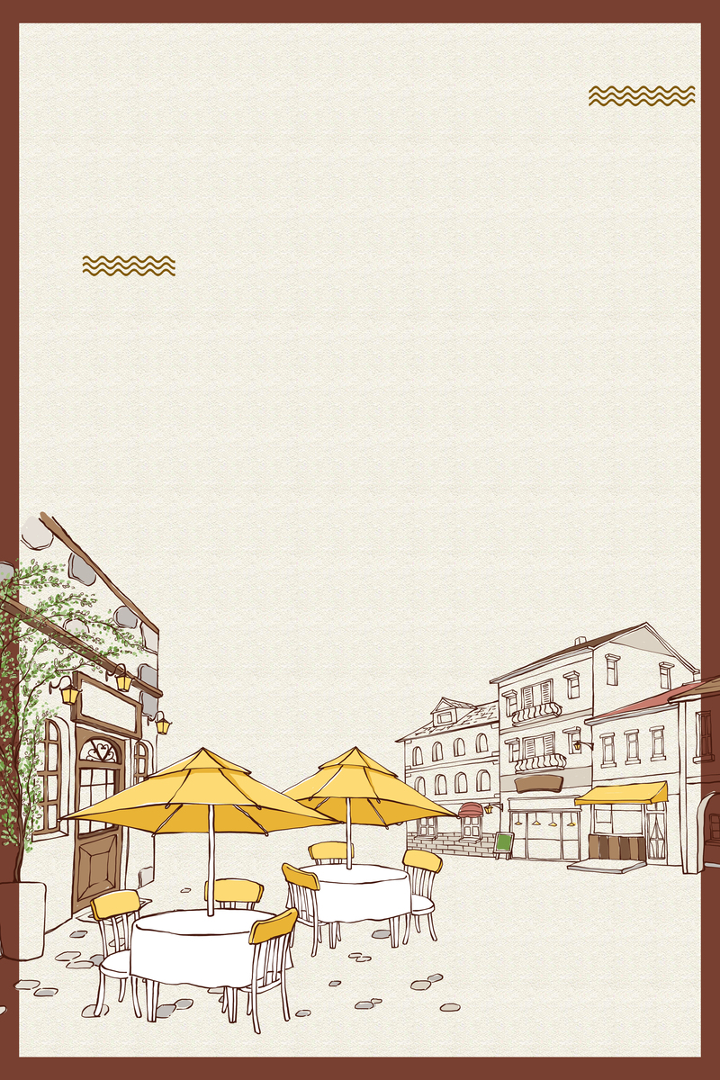 美食海报背景素材，高清JPG/PSD卡通手绘图片，免费下载